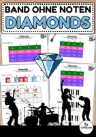 Vorschau - Arbeitsblätter - Band ohne Noten: "Diamonds" - Musik Jg.5-10 - Deckblatt