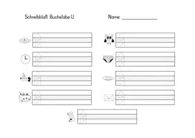 Vorschau - Arbeitsblätter - Schüttelwörter Schreibkärtchen alle Buchstaben - Seite 2