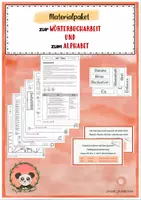 Vorschau - Stundenentwürfe - Materialpaket Wörterbucharbeit - Deckblatt
