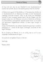 Vorschau - Arbeitsblätter - Sexualkunde Arbeitsheft - Seite 1