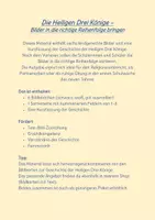 Vorschau - Arbeitsblätter - Die Heiligen Drei Könige - Ordnen und kleben - Seite 1