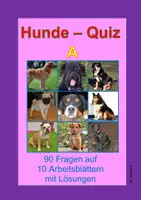 Vorschau - Arbeitsblätter - Hunde-Quiz A - Deckblatt