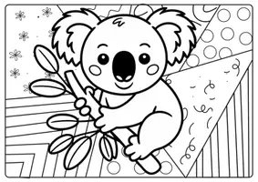 Vorschau - Mal- und Bastelvorlagen - Koalas Pop Art Kunstprojekte für Schüler:innen der Klassen 1 bis 4 - Seite 3