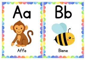 Vorschau - Bildkarten - Bildkarten zum deutschen Alphabet - Seite 1