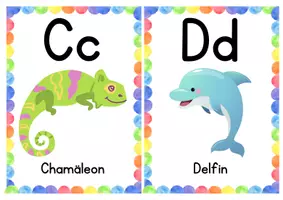 Vorschau - Bildkarten - Bildkarten zum deutschen Alphabet - Deckblatt