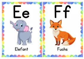Vorschau - Bildkarten - Bildkarten zum deutschen Alphabet - Seite 2