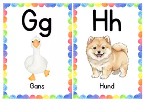 Vorschau - Bildkarten - Bildkarten zum deutschen Alphabet - Seite 3
