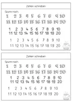 Vorschau - Arbeitsblätter - Zahlen bis 20 - Ein Miniheft für die 1.Klasse - Seite 2