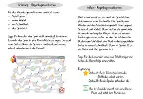 Vorschau - Spiele - Buchstabelspiel K - Regenbogenwettrennen - Seite 1
