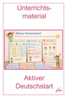 Vorschau - Poster - Aktiver Start in den Deutschunterricht - Deckblatt