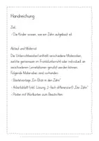 Vorschau - Stundenentwürfe - Aufbau Zahn Zähne Unterrichtseinheit - Seite 2