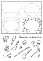Vorschau - Arbeitsblätter - Steinzeit-Höhle gestalten, Kunstprojekt - Seite 2