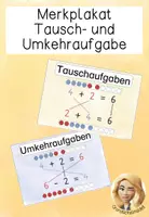 Vorschau - Merkblätter - Merkplakate Tausch- und Umkehraufgaben - Deckblatt