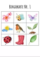 Vorschau - Spiele - Frühling Bingo für den Morgenkreis - Seite 2