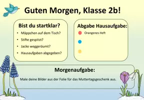 Vorschau - Präsentationen/Tafelbilder - digitaler Startbildschirm zum Tagesbeginn - Seite 3