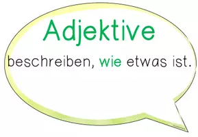 Vorschau - Merkblätter - Aushang/Tafelmaterial Adjektive - Seite 2