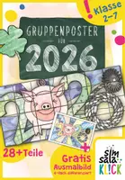 Vorschau - Mal- und Bastelvorlagen - ALLE bestehenden und künftigen KOOPERATIVEN POSTER von simsalaKLICK (inkl. Englische Versionen) (wachsend!!) - Seite 1