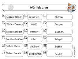 Vorschau - Stationenlernen - D: Würfelsätze mit Basisgrapheme - Seite 3