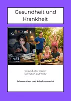 Vorschau - Arbeitsblätter - Gesundheit und Krankheit - Deckblatt