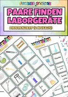 Vorschau - Spiele - Laborgeräte Unterricht Chemie – Paare finden Spiel differenziert
Bild- und Wortkarten zuordnen - Deckblatt