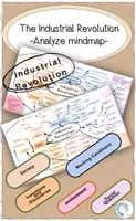 Vorschau - Arbeitsblätter - Industrial Revolution-Social Question-Analyze Mindmap - Deckblatt