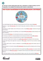 anteprima - Esercizi - NEW YEAR IN ENGLISH-SPEAKING COUNTRIES – Listening - Pagina 2