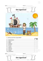 Vorschau - Arbeitsblätter - Stimmt die Aussage? Piraten 3-fach differenziert - Seite 1
