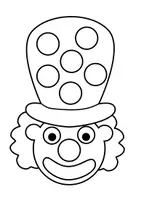 Vorschau - Mal- und Bastelvorlagen - Materialpaket Clowns Bastelvorlagen Fasching/Karneval - Kunst in der Grundschule - Seite 2