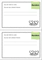 Vorschau - Arbeitsblätter - Neujahrsheftchen und Visionboard zum Jahresstart - Seite 2