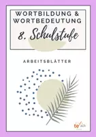 Vorschau - Arbeitsblätter - Wortbildung und Wortbedeutung teach - Deckblatt