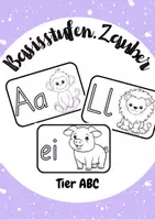 Vorschau - Bildkarten - Tier ABC_Basisstufen.Zauber - Deckblatt