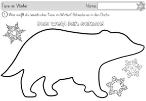 Vorschau - Stundenentwürfe - Komplettpaket - Tiere im Winter mit vielen Kopiervorlagen - Seite 2