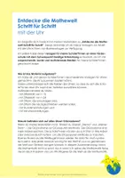 Vorschau - Mal- und Bastelvorlagen - Die Uhr – Uhr lesen lernen: Bastelvorlagen Uhr - Seite 1