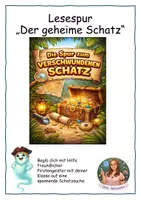 Vorschau - Arbeitsblätter - Lesespur Schatzsuche - Deckblatt