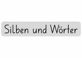 Vorschau - Stationenlernen - Leseteppich Silben und Wörter - Seite 1