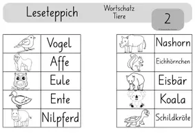 Vorschau - Stationenlernen - Leseteppich Wortschatz DaZ - Seite 3