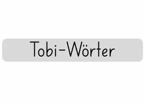 Vorschau - Stationenlernen - Leseteppich Tobi-Wörter - Seite 1