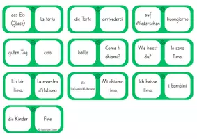 Vorschau - Spiele - Legespiel Italienischwortschatz Grandi Amici 1 - Seite 3