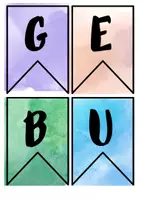 Vorschau - Poster - Regenbogen-Geburtstagskalender deutsch - Seite 1