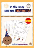 Vorschau - Arbeitsblätter - El futuro próximo introducción: Un año nuevo-nuevos propósitos - Deckblatt