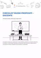 anteprima - Altro tipo di materiale - Checklist Buoni Propositi 2026 – Docente - Pagina 1