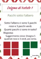 anteprima - Esercizi - Enigmi e Indovinelli di Natale.Prima Elementare - Pagina 3