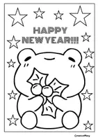anteprima - Altro tipo di materiale - Happy New Year.Schede da Colorare per un Inizio Creativo - Pagina 2