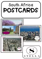 Vorschau - Arbeitsblätter - Postcards - South Africa: Cape Town - Pretoria - Johannesburg - Deckblatt