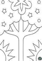Vorschau - Mal- und Bastelvorlagen - Geheimnisvolle Bäume – Entspannendes Pop Art Ausmalbilder - Seite 2