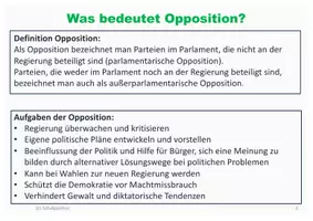 Vorschau - Arbeitsblätter - Die Rolle der Opposition und des Bundesverfassungsgerichts in der politischen Grundordnung - Seite 3