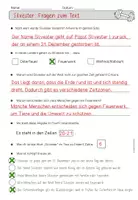 Vorschau - Arbeitsblätter - Lesetext: Silvester und Neujahr - Seite 3