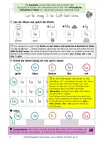 Vorschau - Arbeitsblätter - Silben lesen, Lese- & Konzentrationstraining, ab Kl.1 - Seite 1