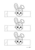 Vorschau - Mal- und Bastelvorlagen - 5 witzige Hasen-Eierbecher – Ostern basteln Grundschule - Seite 3