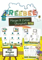 Vorschau - Arbeitsblätter - Mengen & Zahlen Freebie – Aufgaben zur Mengenzahlenverknüpfung - Deckblatt